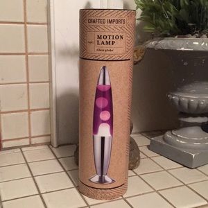 Crafted Imports Purple Lava Lamp